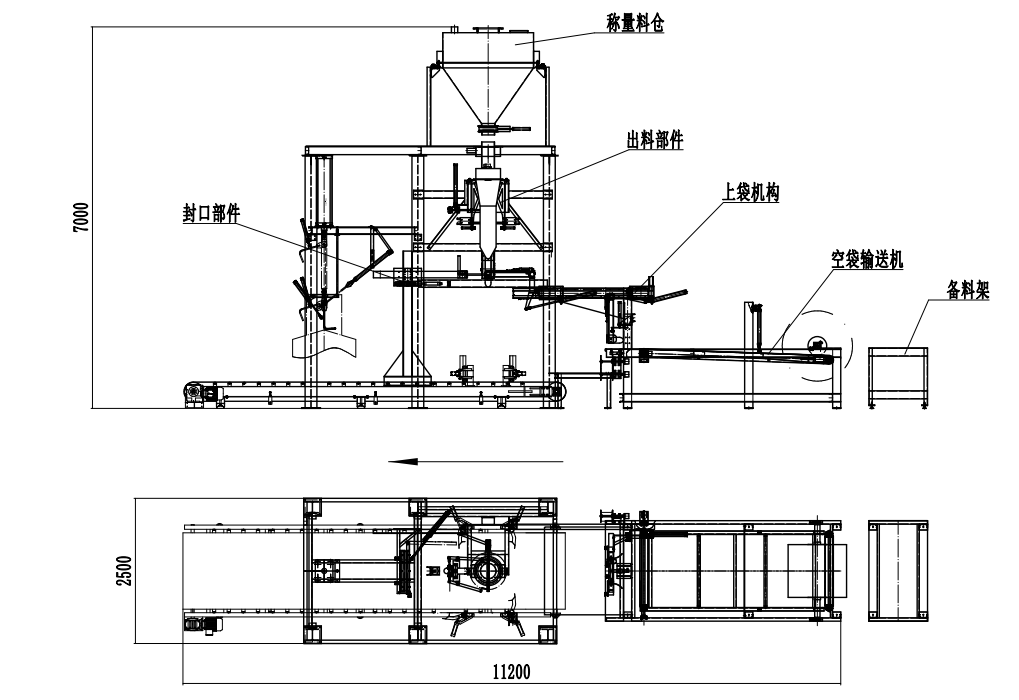全自動噸袋包裝秤，全自動噸袋包裝機，全自動大袋包裝秤